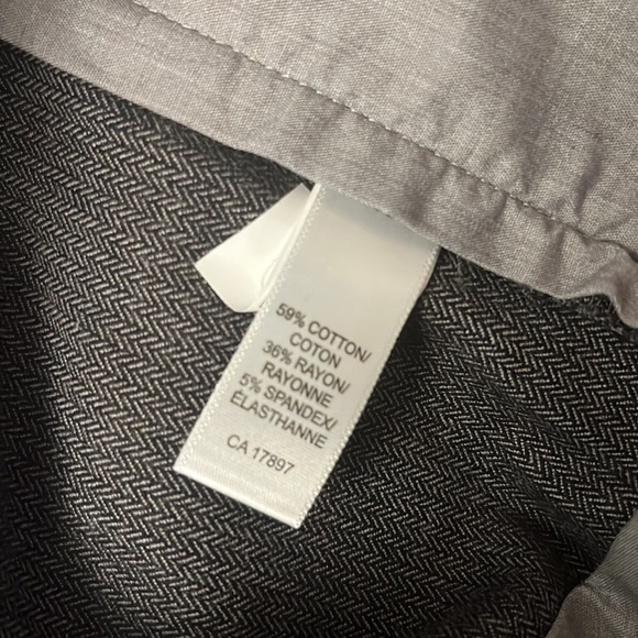 Banana Republic The Slone Fit Stretch Herringbone Trousers - Picture 8 of 9